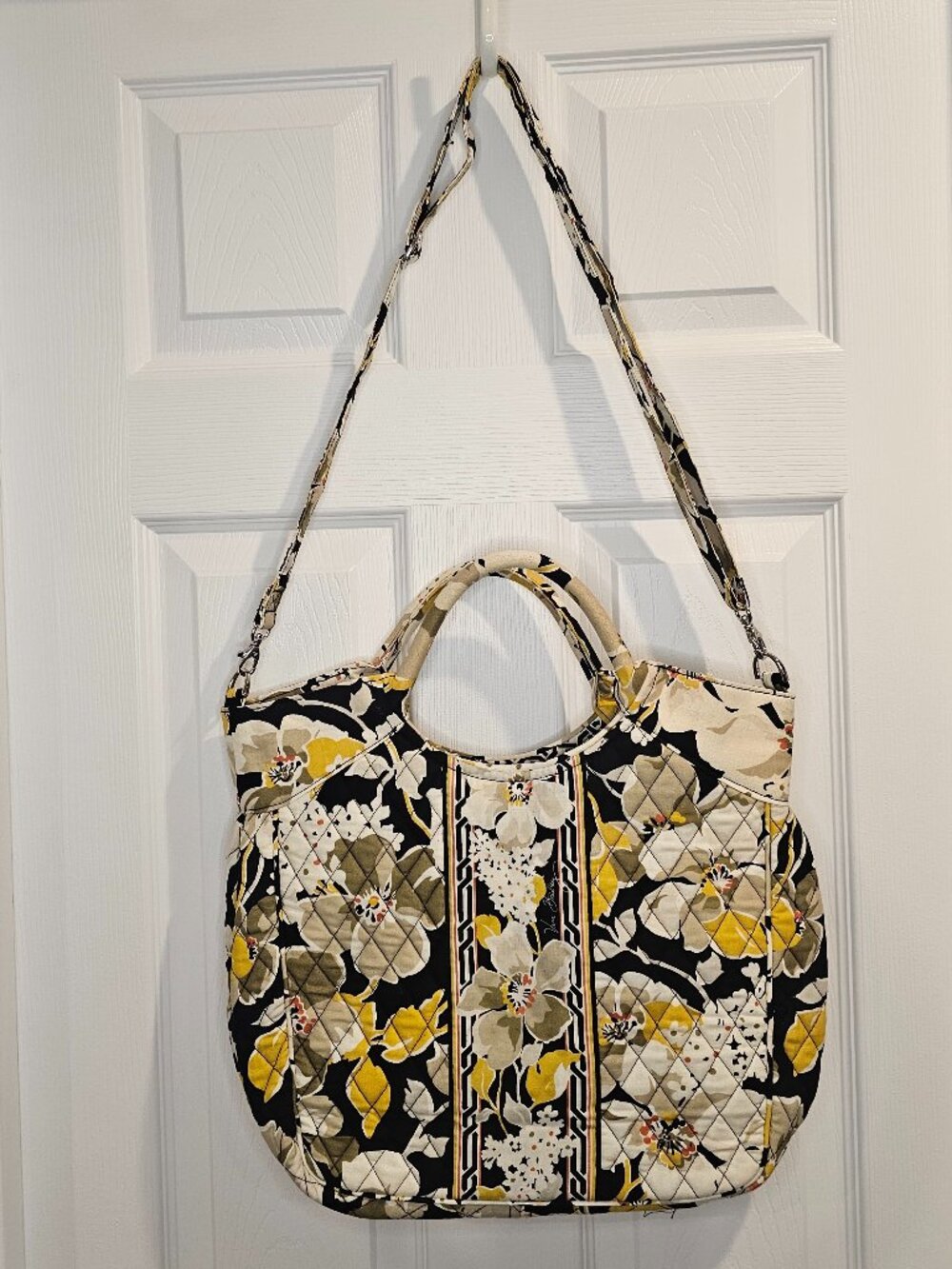 NWOT Vera Bradley Two Way Tote Dogwood Crossbody Purse Bag Convertible Shoulder